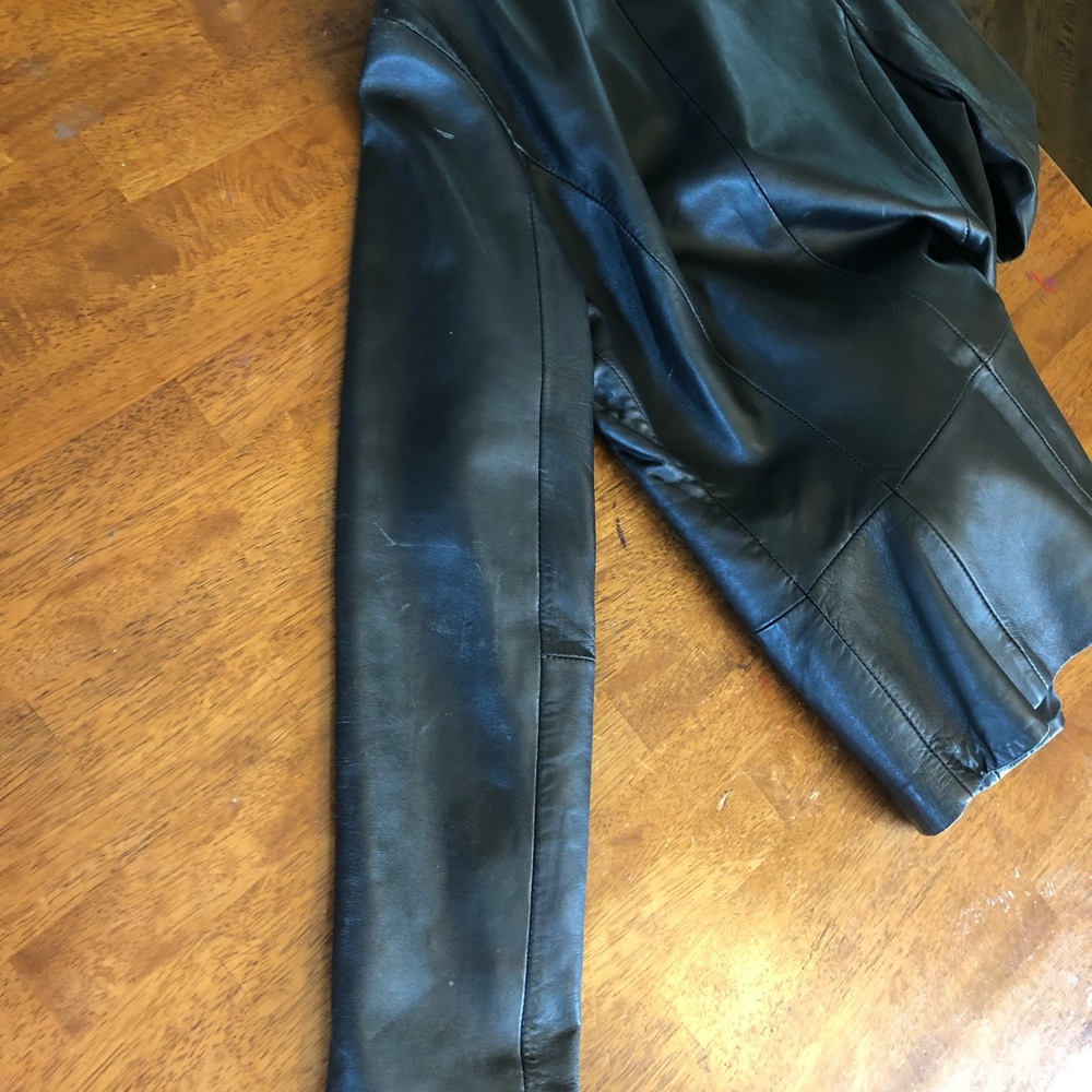 Nicole Miller leather jacket - Picture 8 of 9